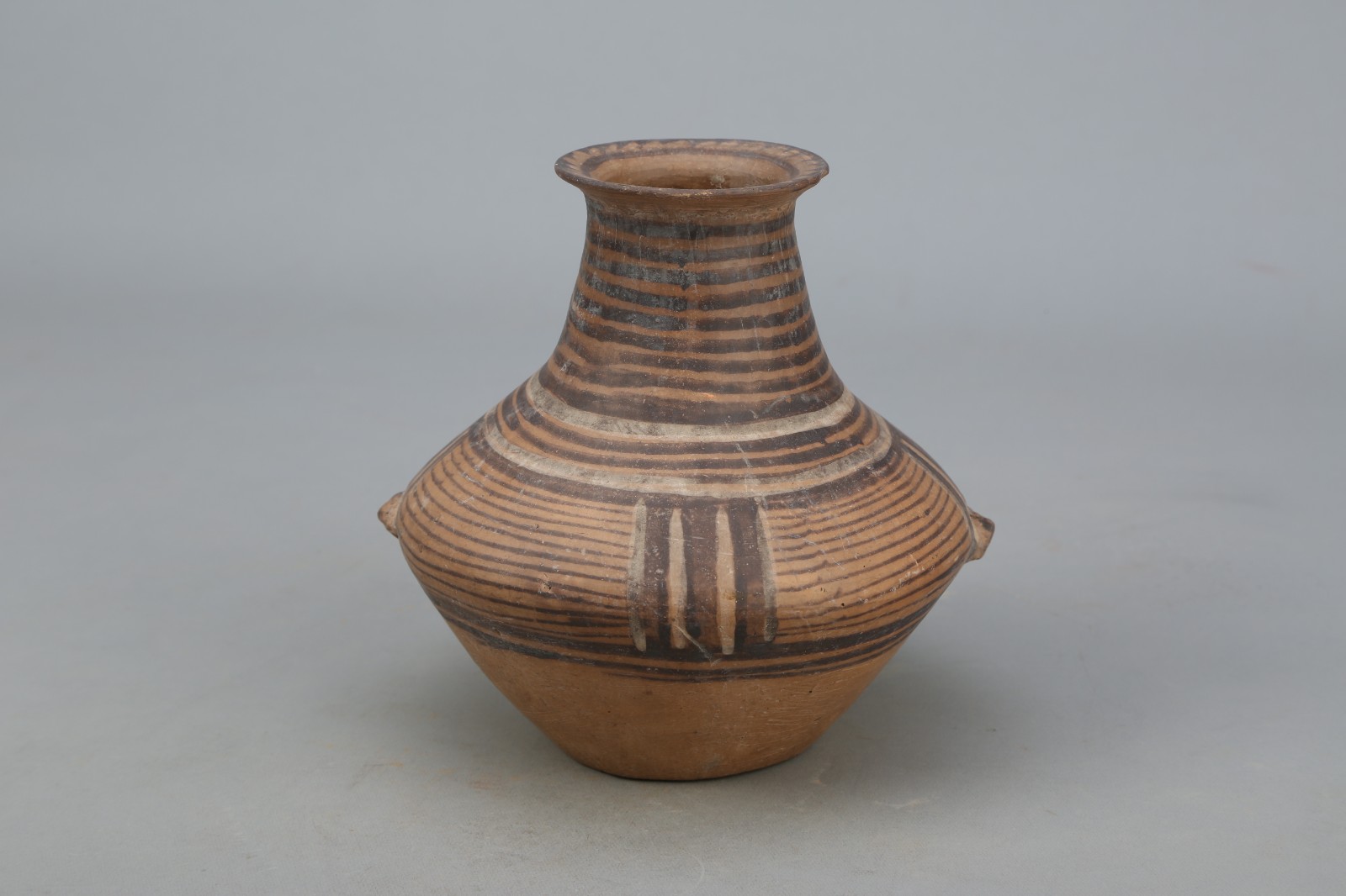 新石器时代马家窑文化半山类型弦纹彩陶瓶.jpg